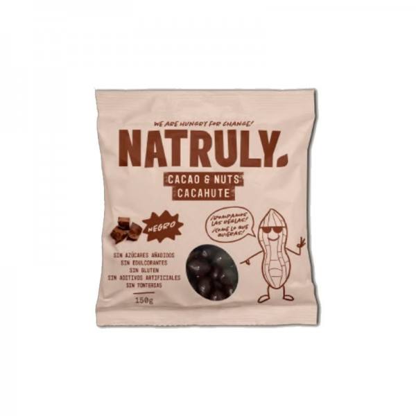 Cacao&Nuts Cacahuete Chocolate Negro 150g