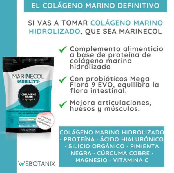 Marinecol Colágeno Marino Mobility Webotanix - Imagen 3