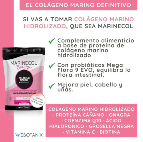 Marinecol Colágeno Marino Beauty Webotanix - Imagen 2