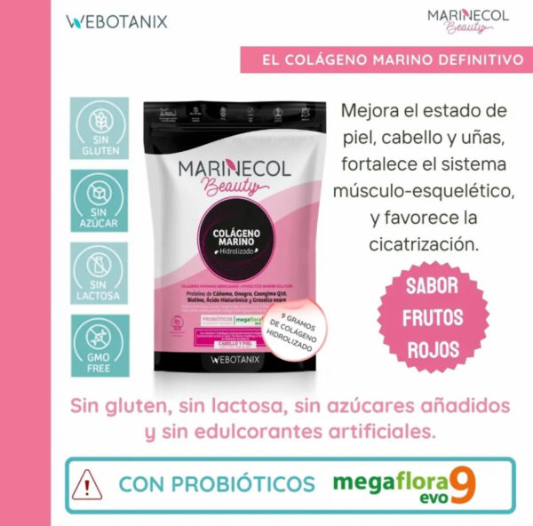 Marinecol Colágeno Marino Beauty Webotanix - Imagen 4