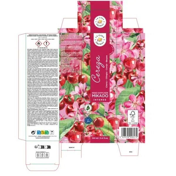 Ambientador Mikado Intense 100ml Cereza. Frutal y Anisada - Imagen 4