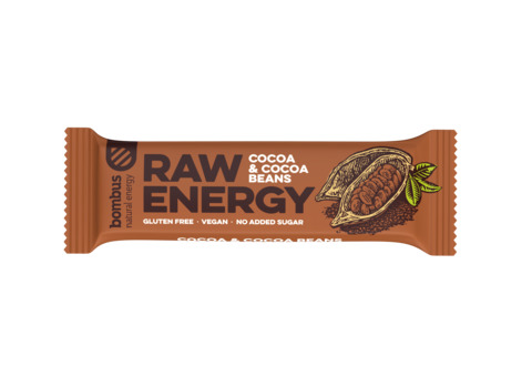 Barritas Raw Energy cacao. Santiveri
