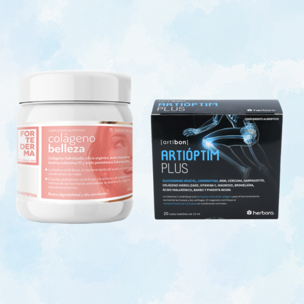 Pack Colágeno Belleza + Artióptim plus viales