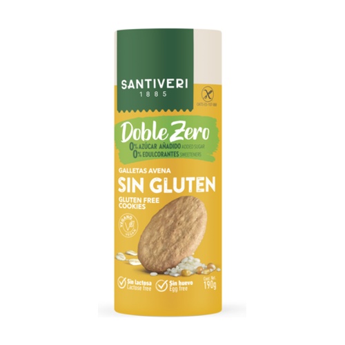 GALLETAS DE AVENA S/G DOBLE 0