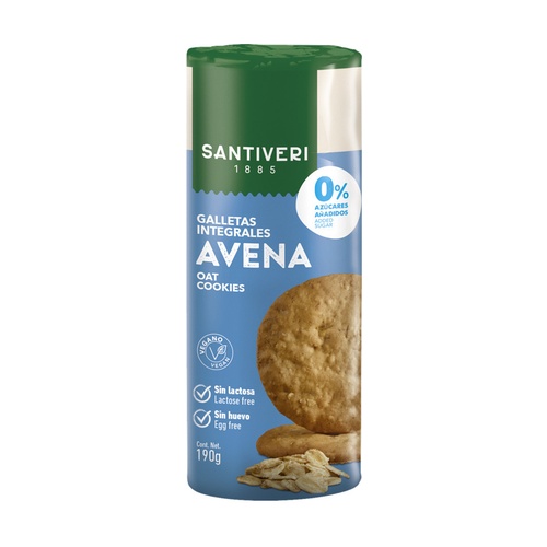 GALLETAS AVENA INTEGRAL 0% AZÚCAR