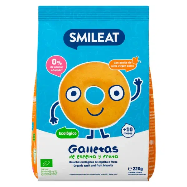 Galletas de espelta y fruta 220G BIO