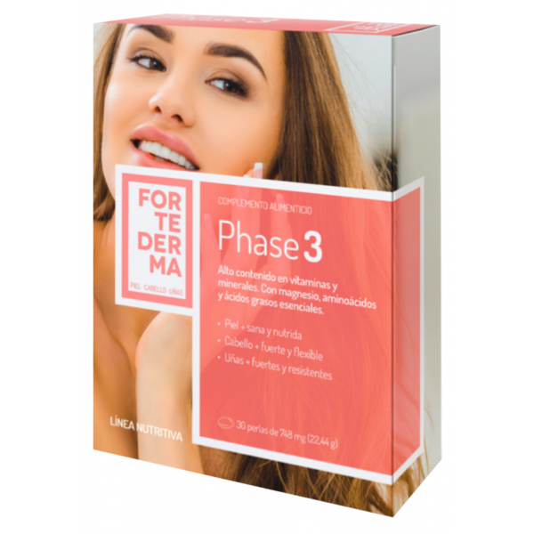 PHASE 3 Cabello, piel y uñas 30 perlas Herbora