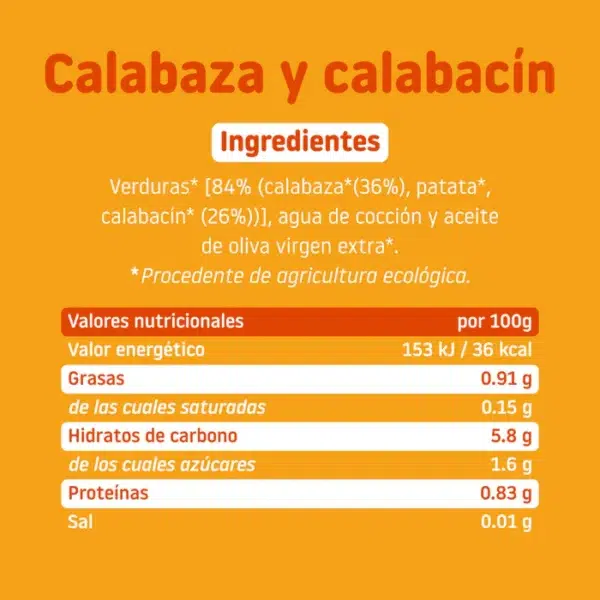 Potito calabaza y calabacín - Imagen 2