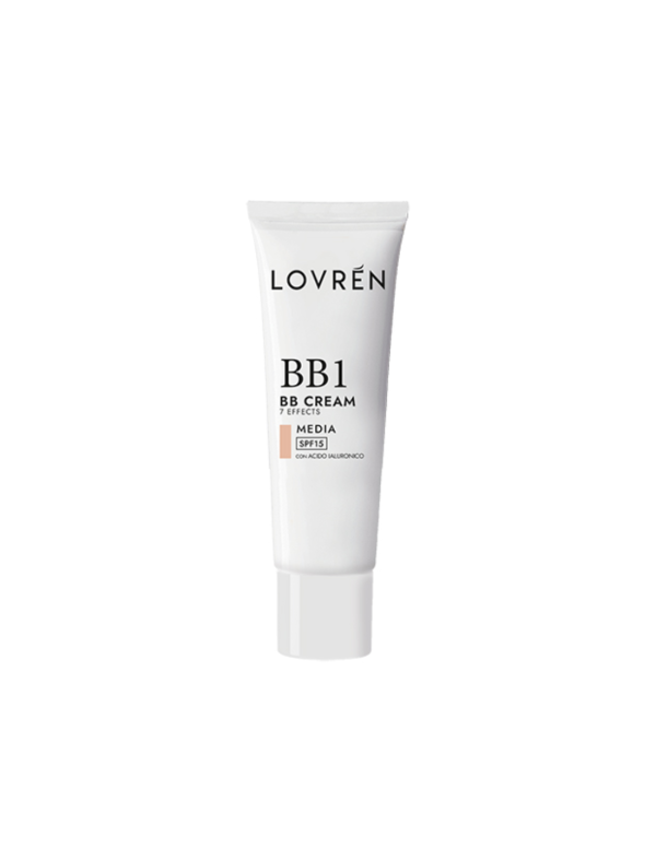 Crema BB cream Tono medio SPF15 con acido hialuronico