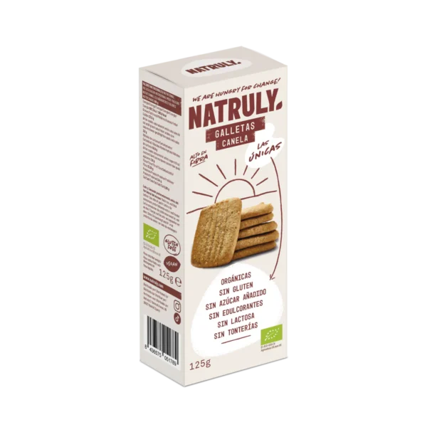 GALLETAS DE CANELA BIO NATRULY 125G