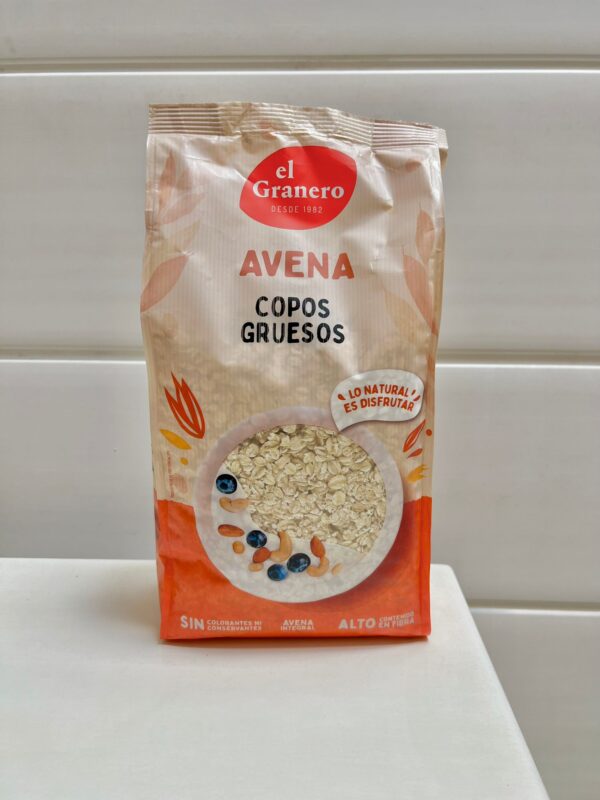 Copos Gruesos de Avena Integral - El Granero - 1 kg