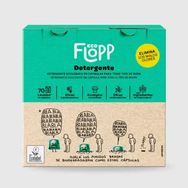 DETERGENTE 70 LAVADOS FLOPP