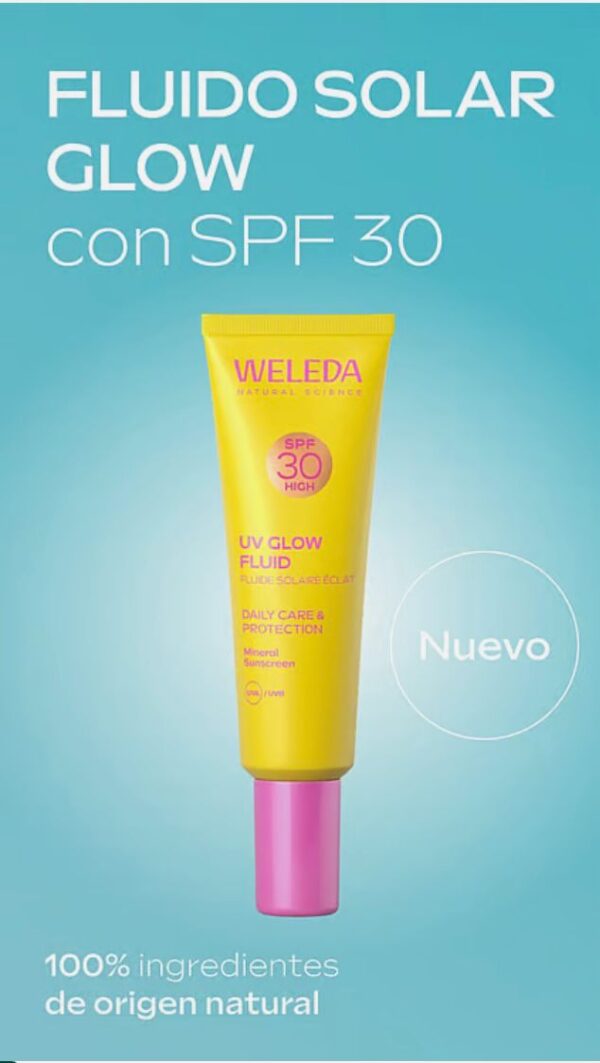 Fluido Solar Glow SPF30 WELEDA - Imagen 3