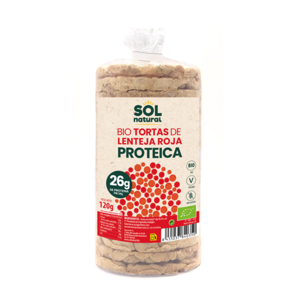 TORTITAS DE LENTEJA ROJA PROTEICA