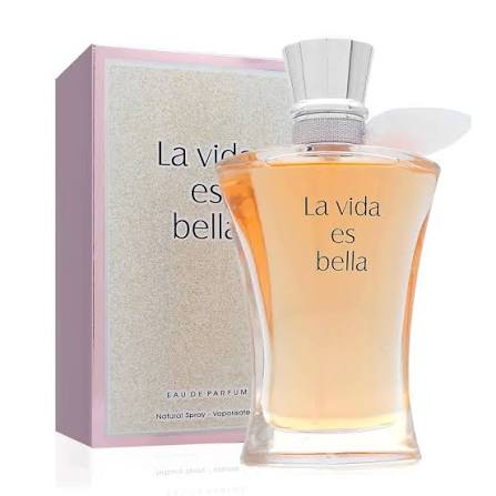 PERFUME ÁRABE LA VIDA ES BELLA